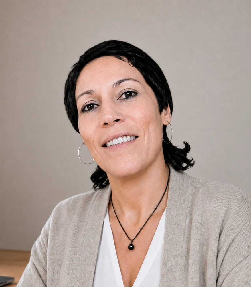 Elisabet Nin, fundadora de ENia, sonriendo.